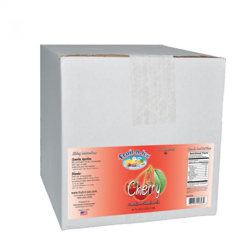 Fruit-N-Ice Frozen Drink Cherry Granita Mix Case 64oz