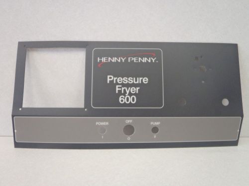Henny Penny Gas Pressure Fryer Model 600  Replacement Decal