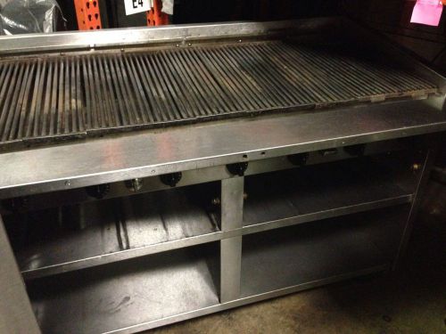 Bakers Pride F-60 Floor Model 60&#034; Heavy Duty Charbroiler