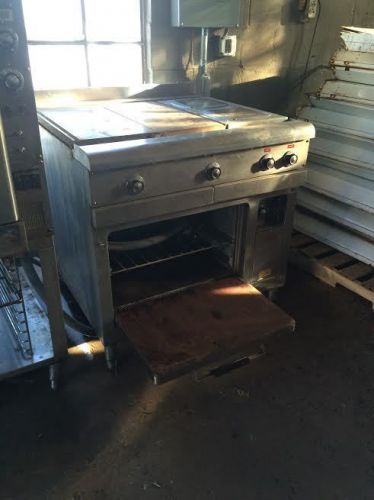 GENERAL ELECTRIC COMMERCIAL RESTAURANT ELECTRIC GRIDDLE/STOVE TOP OVEN USA MADE
