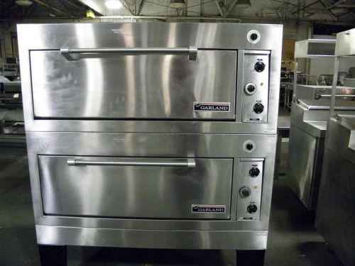 Garland e2005 double deck 39&#034; 1 or 3 phase pizza baking bread oven 550 degrees for sale