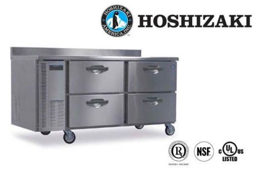 Hoshizaki commercial refrigerator worktop stainless steel 2-sec drawers hwr68a-d for sale