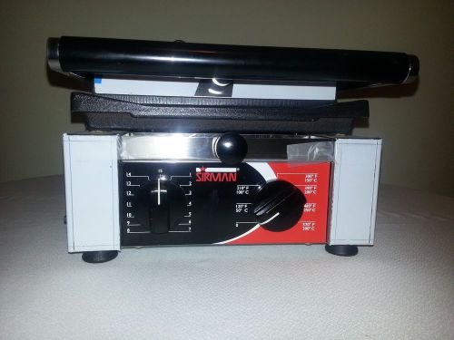 Sirman elio 110v commercial sandwich panini grill for sale