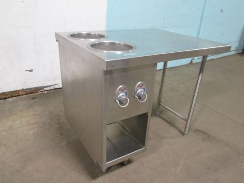 &#034;delfield&#034; h.d. commercial s.s. restaurant server 2 well soup station / counter for sale