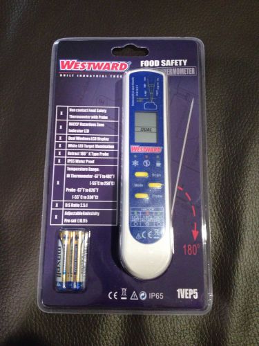 New Westward Infrared Thermometer and with temp probe 1VEP5