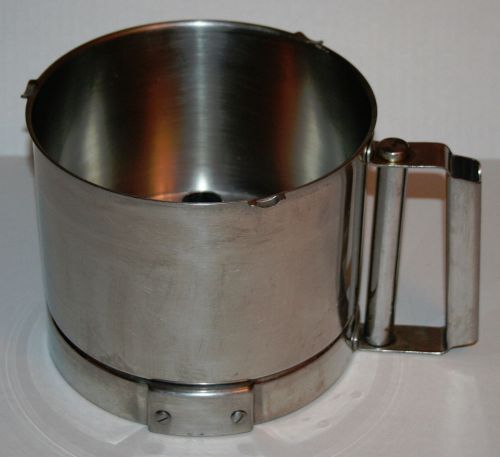 used Stainless Steel Cutter Bowl for Robot Coupe R301U R302 R301UB R301UC