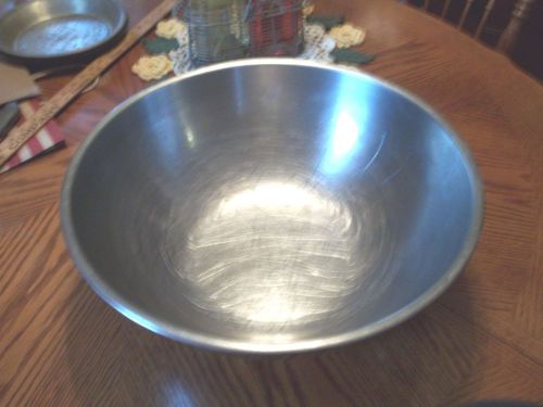 EKCO 10 QUART COMMERCIAL STAINLESS STEEL MIXING BOWL