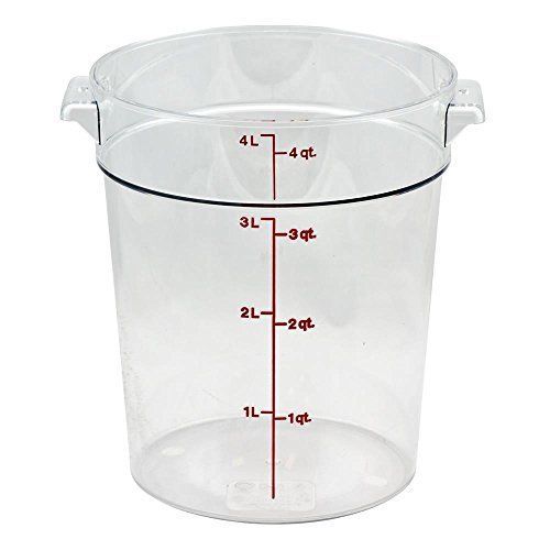 Cambro - 4 Qt Round Storage Container w/Handle (RFSCW4-135)