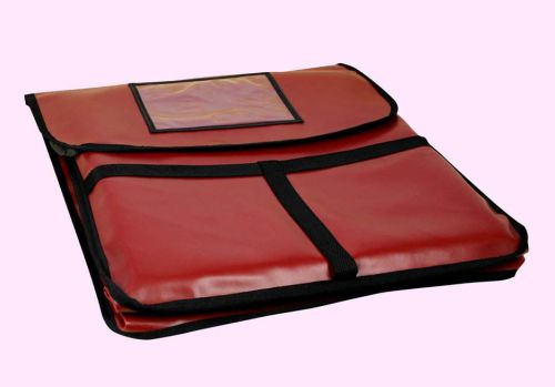 Medium Red Insulated Pizza Delivery Bag - Highly Reliable - 18 x 18 x 5&#034;