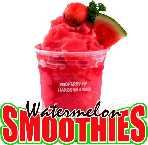Watermelon Smoothie Decal 14&#034; Fruit Drink Concession Food Truck Vinyl Sticker