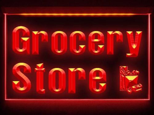 IA039 Grocery Store Shop Display Lure LED Light Sign Bar Beer Pub Store