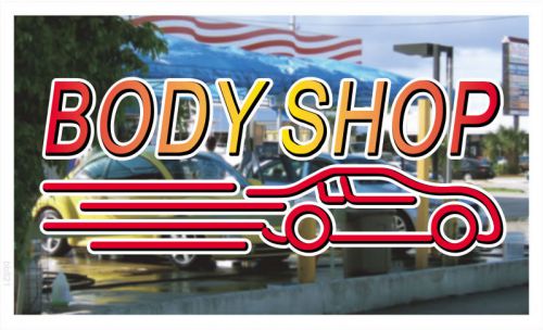 bb821 Car Auto Body Shop Banner Shop Sign