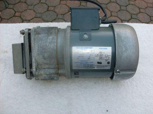 Taylor Ice Cream machine 8756 motor-reducer used tested par t # 030913-27