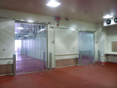 Industrial Strip Curtain Door 10&#039; X 10&#039; Refrigeration Cooler Freezer 8&#034; Walk In