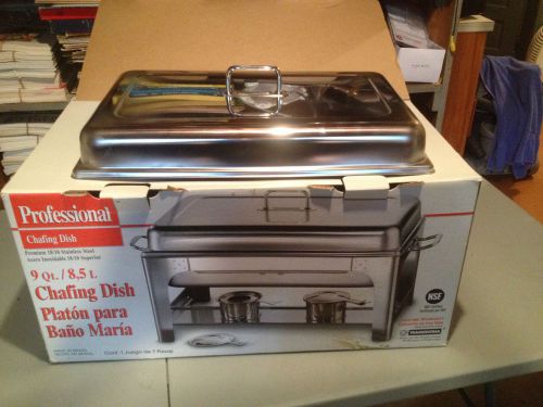New tramontina 9-qt. professional chafing dish / chafer for sale
