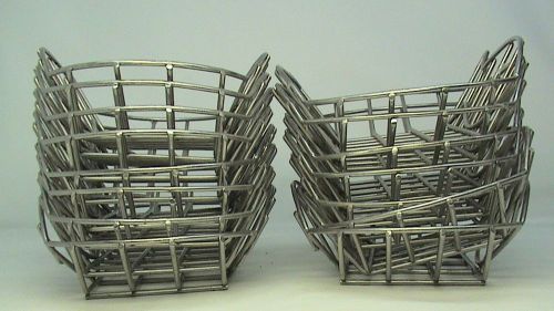 15 Fast Food Restaurant Tray Fish &amp; Chips Burger Metal Wire Baskets Seafood