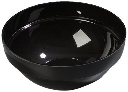 NEW Carlisle 810003 Acrylic Stack Bowl  3 qt Capacity  3.94&#034; Height  Black (Case