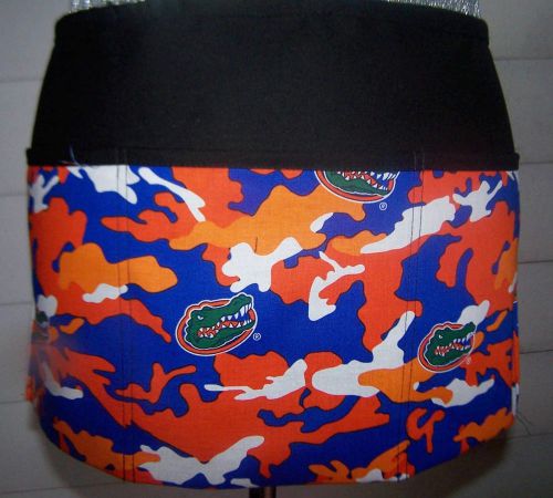 Florida gators camouflage Print Server Waitress Cafe Bar Waist Apron