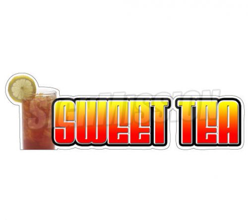 SWEET TEA Concession Decal iced ice sign cart trailer stand sticker southern