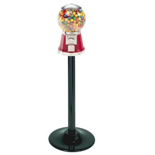 Classic bubble bulk gumball/candy machine and stand - green for sale