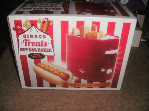 Continental Treats CIRCUS TREATS Hot Dog Maker NEW IN BOX