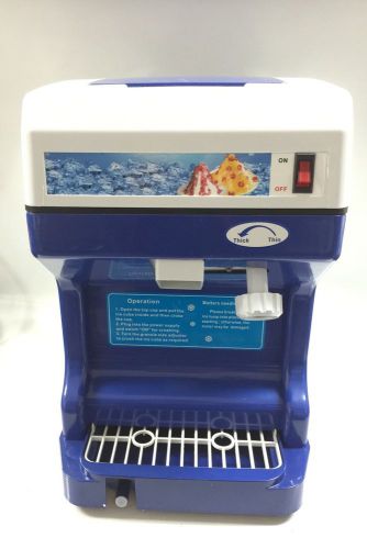 Ice cube snow cone commercial ice shaver new for sale