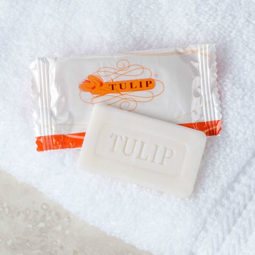Lot of 50 Tulip Hotel Motel Wrapped Bath Bar Face Soap 0.5 oz. bars