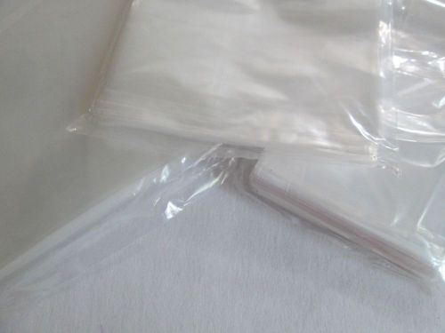 100 11&#034; x 12&#034; clear poly bags, shipping supplies, storage, 1 mil for sale