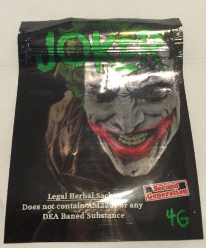100 Joker 4g Second Generation EMPTY** mylar ziplock bags jewelry