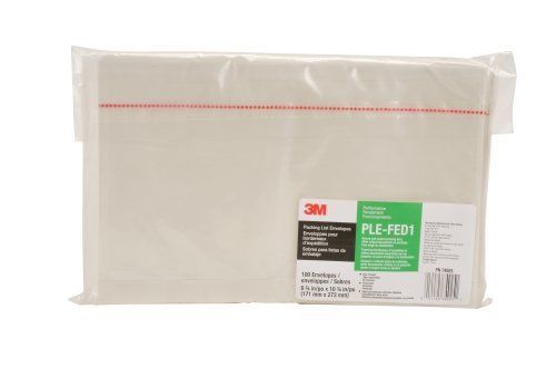 3M Packing List Envelope Non-Printed Perforated FED1  6-3/4 in x 10-3/4 in  Conv
