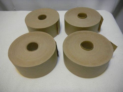 4 lg. rolls! 70 x 450&#039; central brand #233 reinforced brown shipping/carton tape for sale