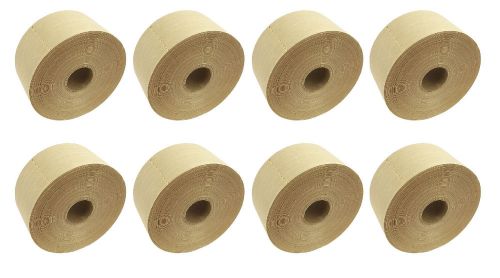 8 rolls Kraft gummed paper tape 3&#039;&#039; x 375&#039; 8 rolls