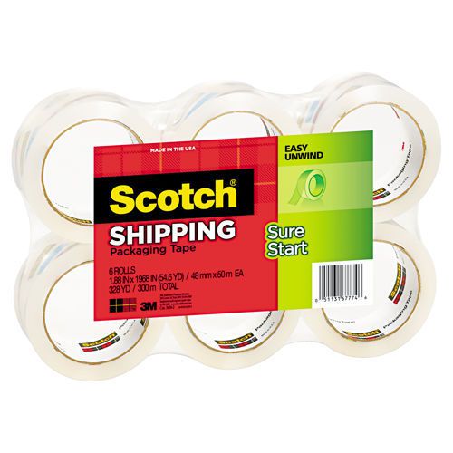 Scotch High-Performance Packaging Tape 6 ct. MMM 35006