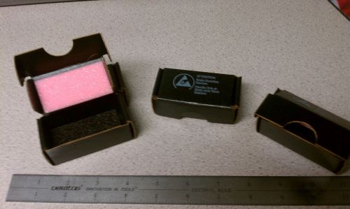 2x IC Storage Boxes With Anti - Static Foam Protection 3&#034; x 1.4&#034; CC-2170