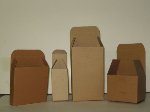 4 Assorted  Kraft Reverse Tuck Folding Carton 60pc
