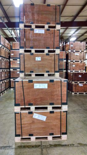 Shipping crates pallet plywood steel construction for sale