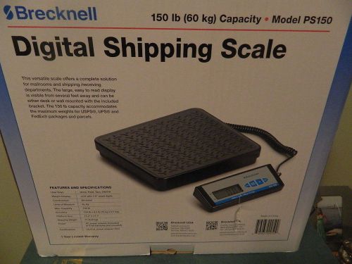 Brecknell PS 150 Portable Shipping Bench Scale. NEW! SEALED!