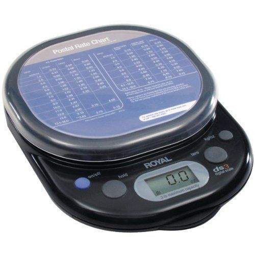 Royal ds3 digital electronic postal scale up to 3lb - brand new in box for sale