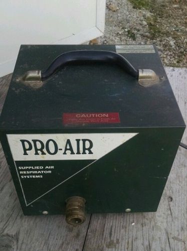 Pro-Air Supplied Air respirator pump breathing appatatus