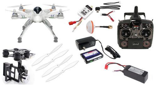 Walkera qr x350 pro rtf gopro drone w/ g-2d gimbal &amp; devo f7 lcd fpv 5.8g radio for sale