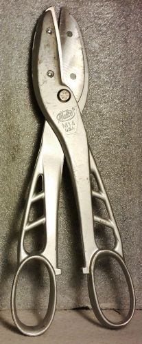 Malco M14A 14-inch Straight Cut Aluminum Handled Snips with Carbon Steel Blades