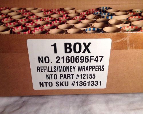 NEW Box of Pre Formed Money Wrappers for coin counters