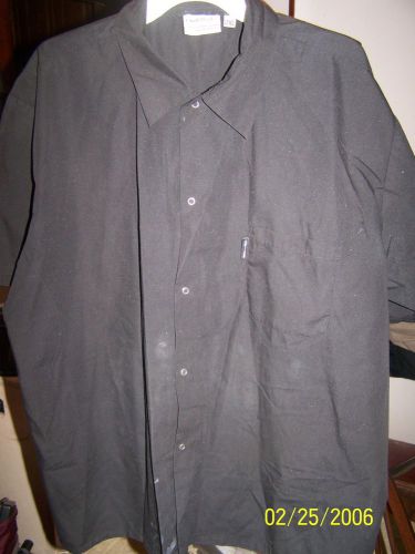 CHEF WORKS &#034;Snap button&#034; Chef coat/shirt Size 2XL