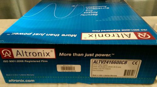 Altronix power supply altv2416600cb16 outputs cctv 24vac @ 28a or 28vac @ 25a for sale