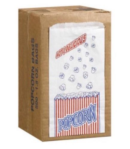 Popcorn Bags...Case of 500 Holds 1.5oz