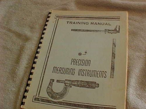 Precision Measuring Instruments Training guide