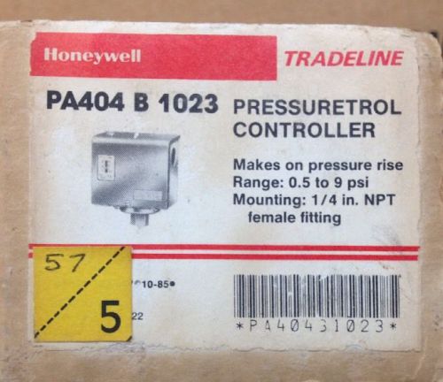 New honeywell pa404b 1023 pressuretrol for sale