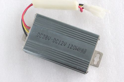 Waterproof DC Converter 36Vto12V For Golf Carts Electric Bicycle Motorcycle 120W