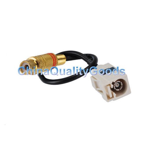 Extension rg174 cable assemblies fakra &#034;b&#034; jack straight to rca jack female 20cm for sale