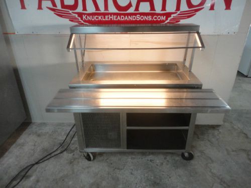 Batonne stainless cold food unit / serving counter cold pan salad buffet for sale